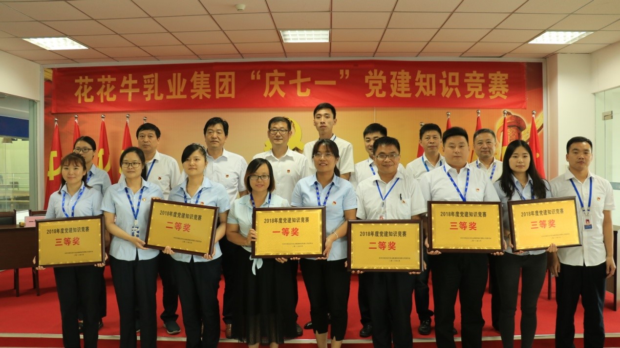 知識(shí)競(jìng)賽爭(zhēng)先鋒   比學(xué)趕超展風(fēng)采 —— 花花牛乳業(yè)集團(tuán)黨委舉辦慶 “七一”黨建知識(shí)競(jìng)賽