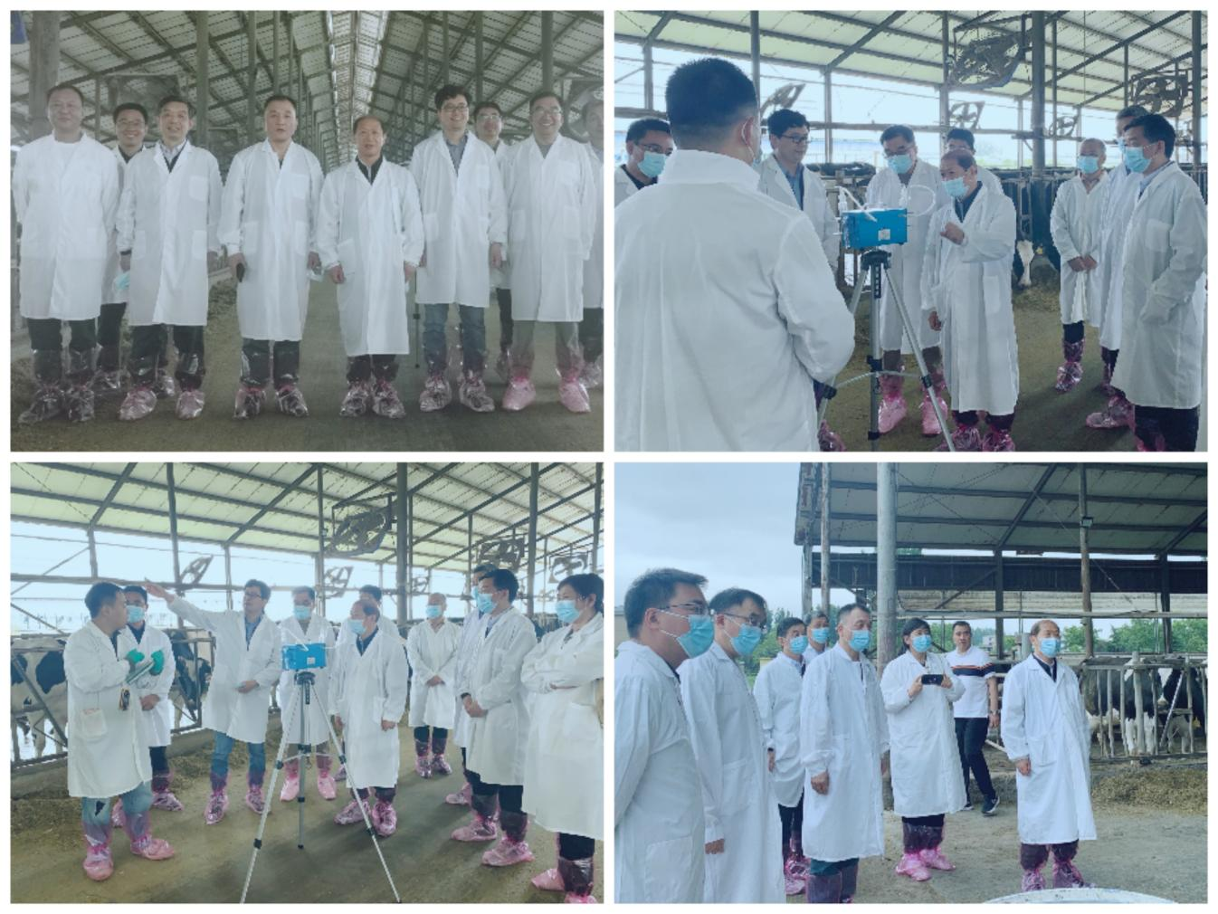 花花牛丨河南農業大學黨委副書記、校長介曉磊一行蒞臨花花牛河南瑞亞參觀調研